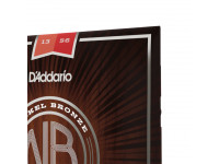 D'Addario NB1356 13-56 Medium, Nickel Bronze Acoustic Guitar Strings